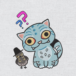 Demon Hunter Tiger Embroidery Design Files