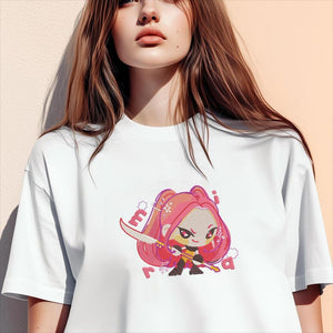 Kpop Chibi Demon Hunter Embroidery Pattern