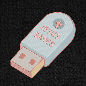 Jesus Saves Embroidery Design PES DST EXP JEF VP3 File - ThredViora