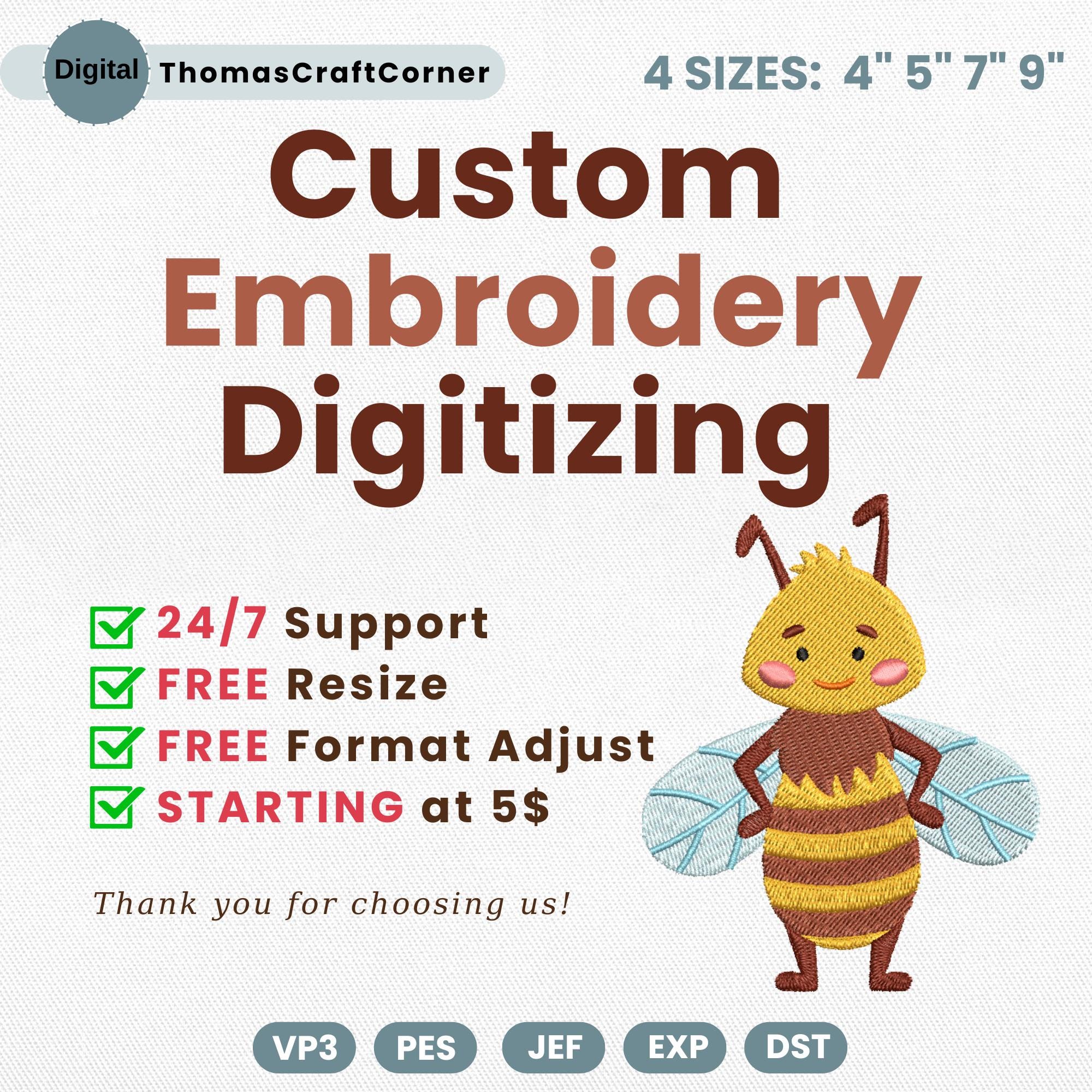 Embroidery Digitizing Logo Service Design Pattern