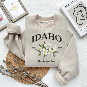 Idaho Syringa State Embroidery Design File