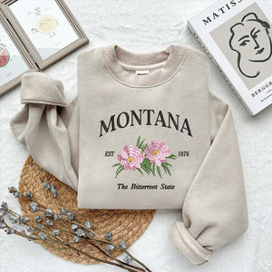 Montana Bitterroot Embroidery Design Machine File
