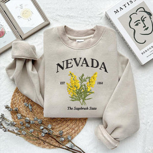 Nevada Sagebrush Embroidery Design Machine File