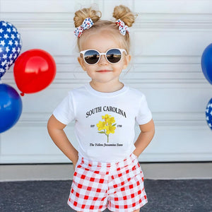 South Carolina Yellow Jessamine Embroidery Design