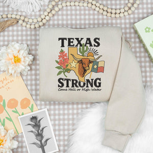 Texas Embroidery Design Pray Support File
