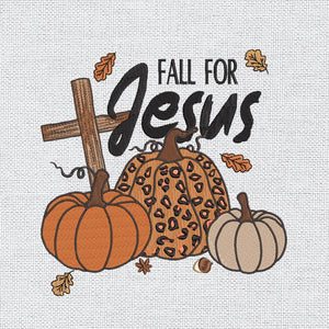 Christian Cross Pumpkin Embroidery Design PES DST JEF EXP - ThredViora