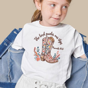 Western Christian Embroidery Design Bible Verse Cowgirl Boots