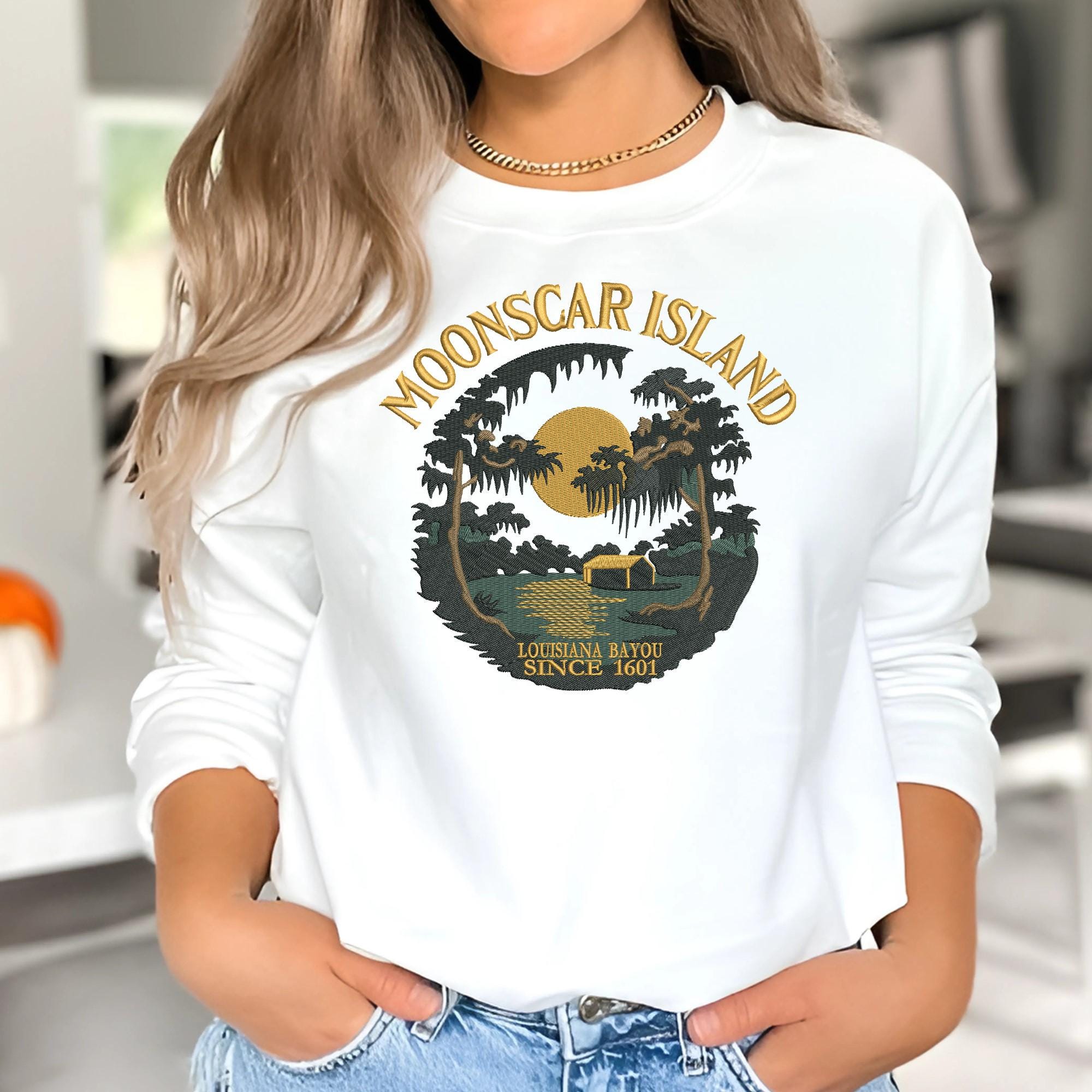 Halloween Movie Embroidery Design Zombie Island Nostalgia Spooky Season