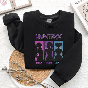 Huntrix Girl Trio Embroidery Pattern Design