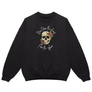 Floral Skull Embroidery Design Halloween Skeleton Flower Spooky