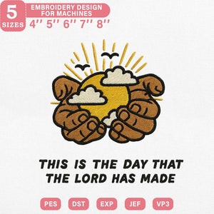 Inspirational Quote Embroidery Design - PES DST EXP JEF VP3 - ThredViora