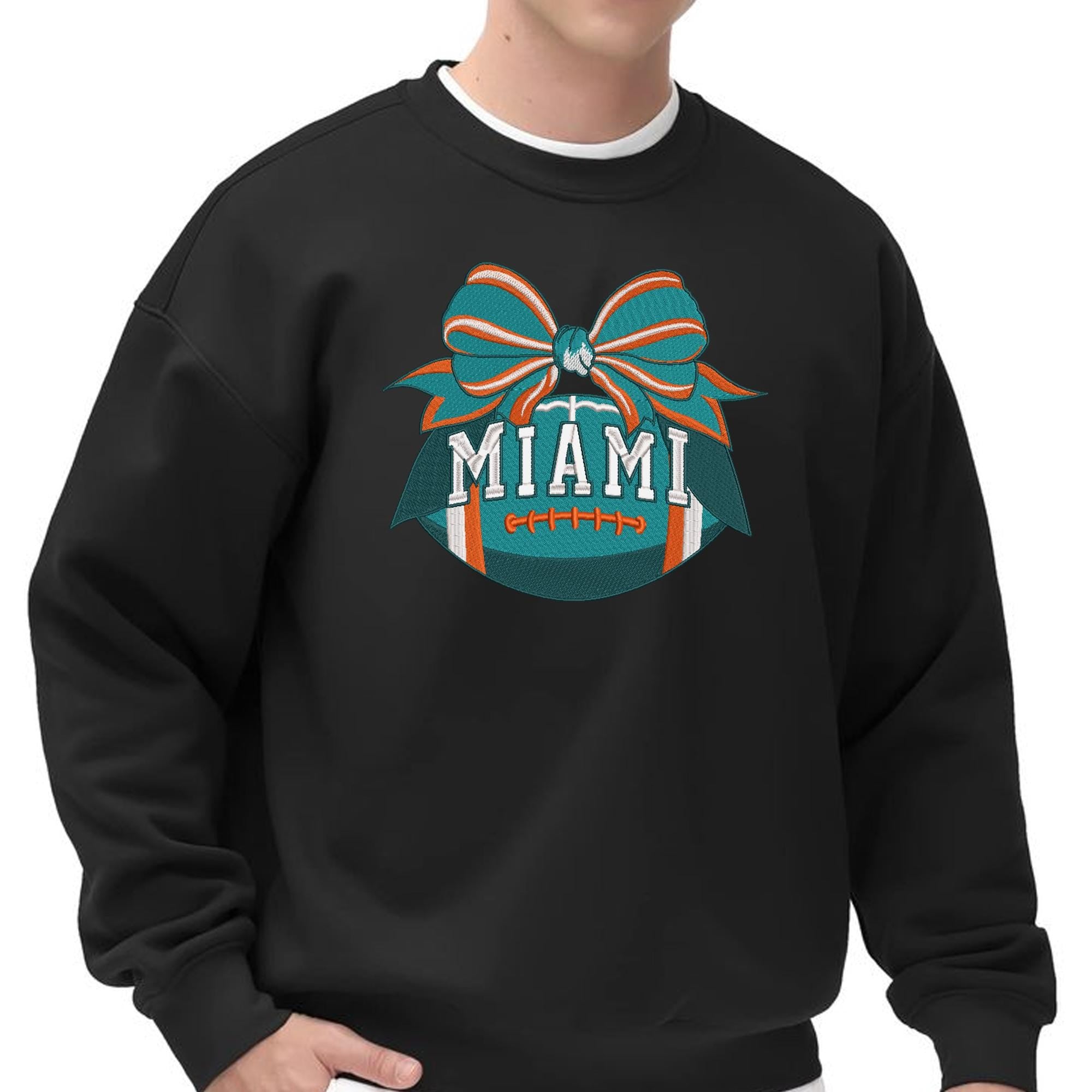 Miami Football Embroidery Design Sports Logo Machine File