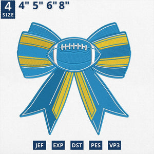 Los Angeles Football Embroidery Design Machine File Download