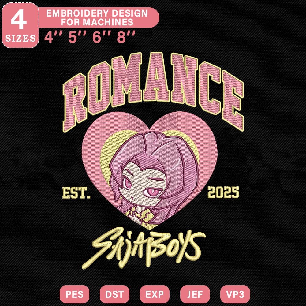 Kpop Boy Band Embroidery Pattern Design