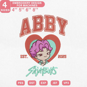 Saja Boys Kpop Embroidery Pattern Design