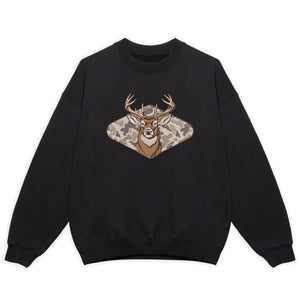 Deer Camo Hunting Embroidery Design Pattern