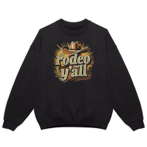 Rodeo Time Embroidery Design Cowboy Hat Western Cowgirl