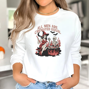 Cremated Men Feminist Halloween Embroidery Design