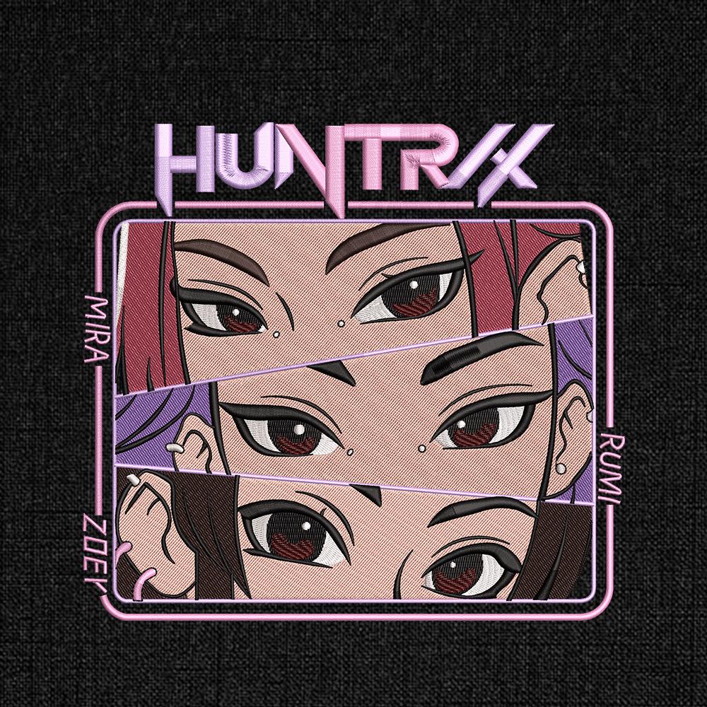 Kpop Demon Hunters Eyes Embroidery Pattern