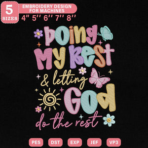 Christian Faith Embroidery Pattern PES DST EXP JEF Files - ThredViora