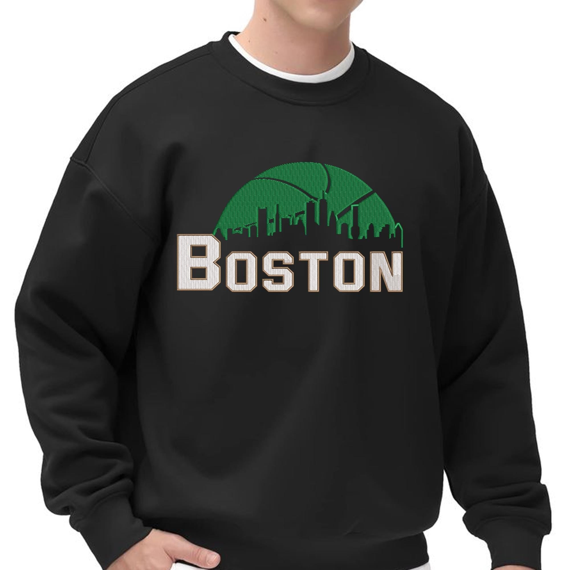 Boston Basketball Embroidery Design Team Machine File