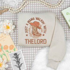 Christian Mama Embroidery Design Religious Western Mom