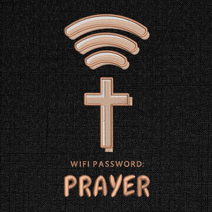 Wifi Password Prayer Embroidery Pattern PES DST JEF EXP - ThredViora