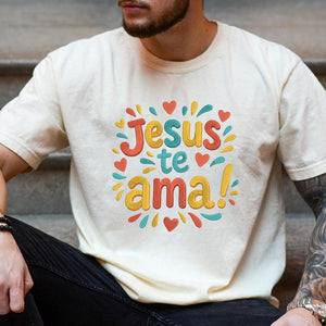 Jesus Te Ama Embroidery Pattern PES DST EXP JEF Download - ThredViora