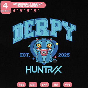 Derpy Monster Embroidery Pattern Files