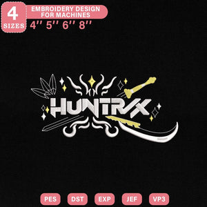 Kpop Demon Hunters Embroidery Pattern Design