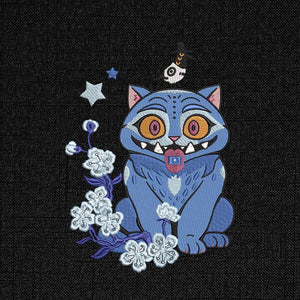 Tiger Bird Embroidery Pattern File