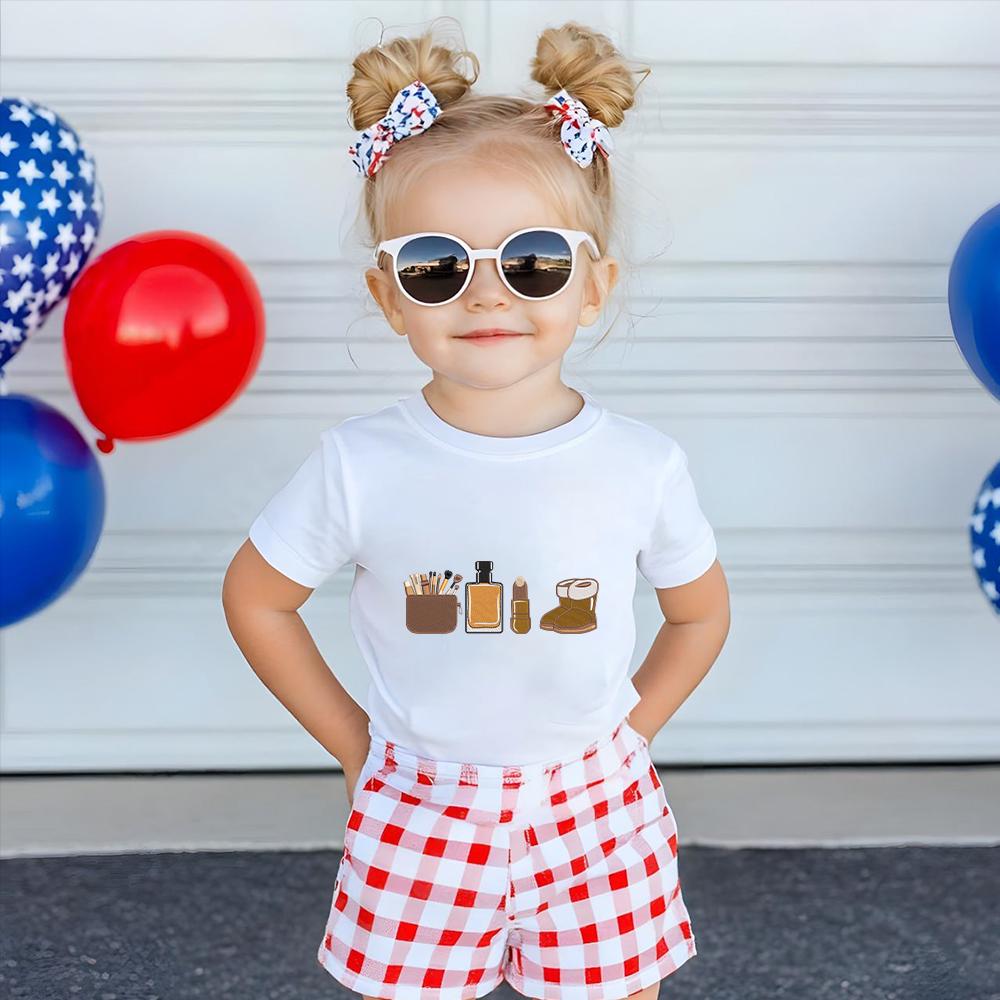 Makeup Perfume Embroidery Design Beauty Icon Fashion