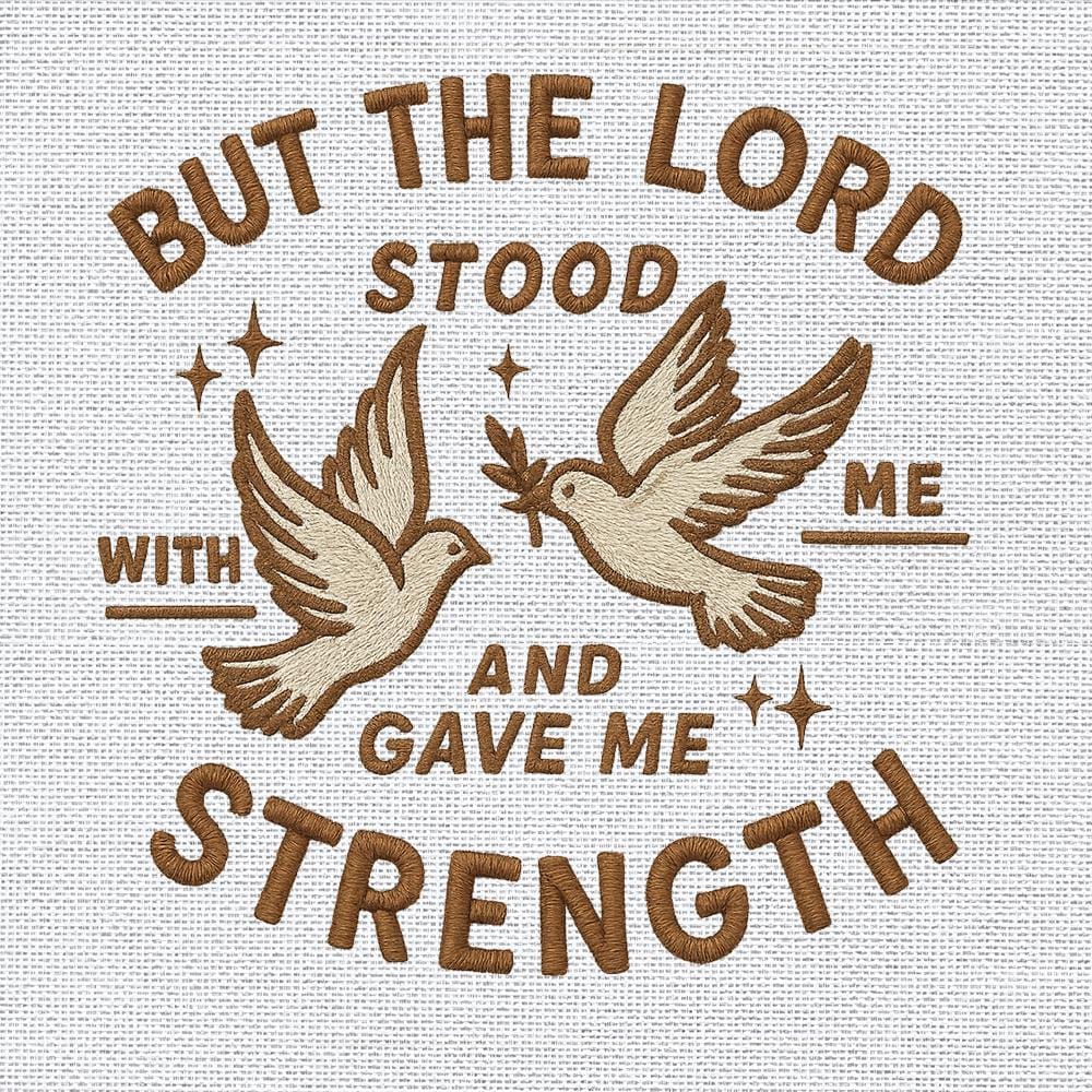 Dove Quote Embroidery Design - PES DST EXP JEF VP3 File - ThredViora