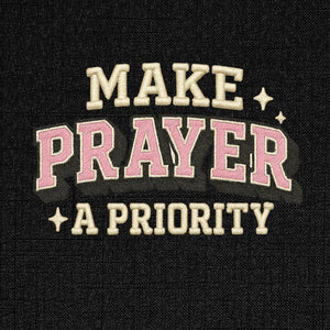 Prayer Priority Embroidery Design PES DST EXP JEF VP3 - ThredViora