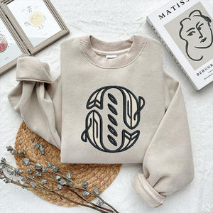 Jesus Fish Embroidery Pattern - PES DST EXP VP3 JEF Files - ThredViora