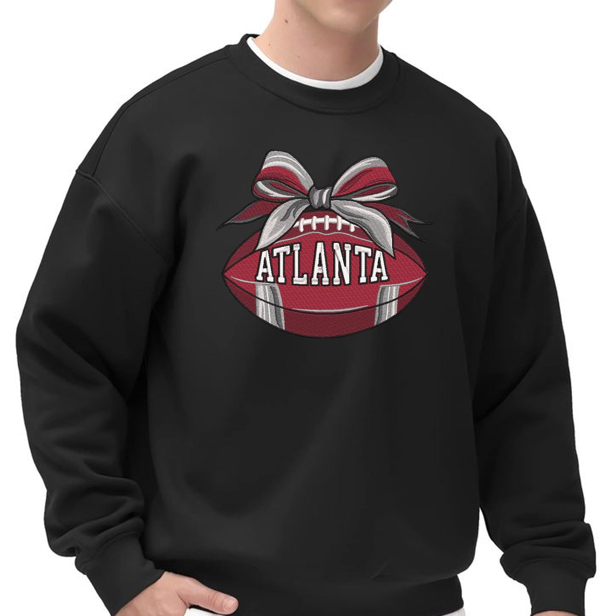 Atlanta Football Embroidery Design Sports Logo Machine File