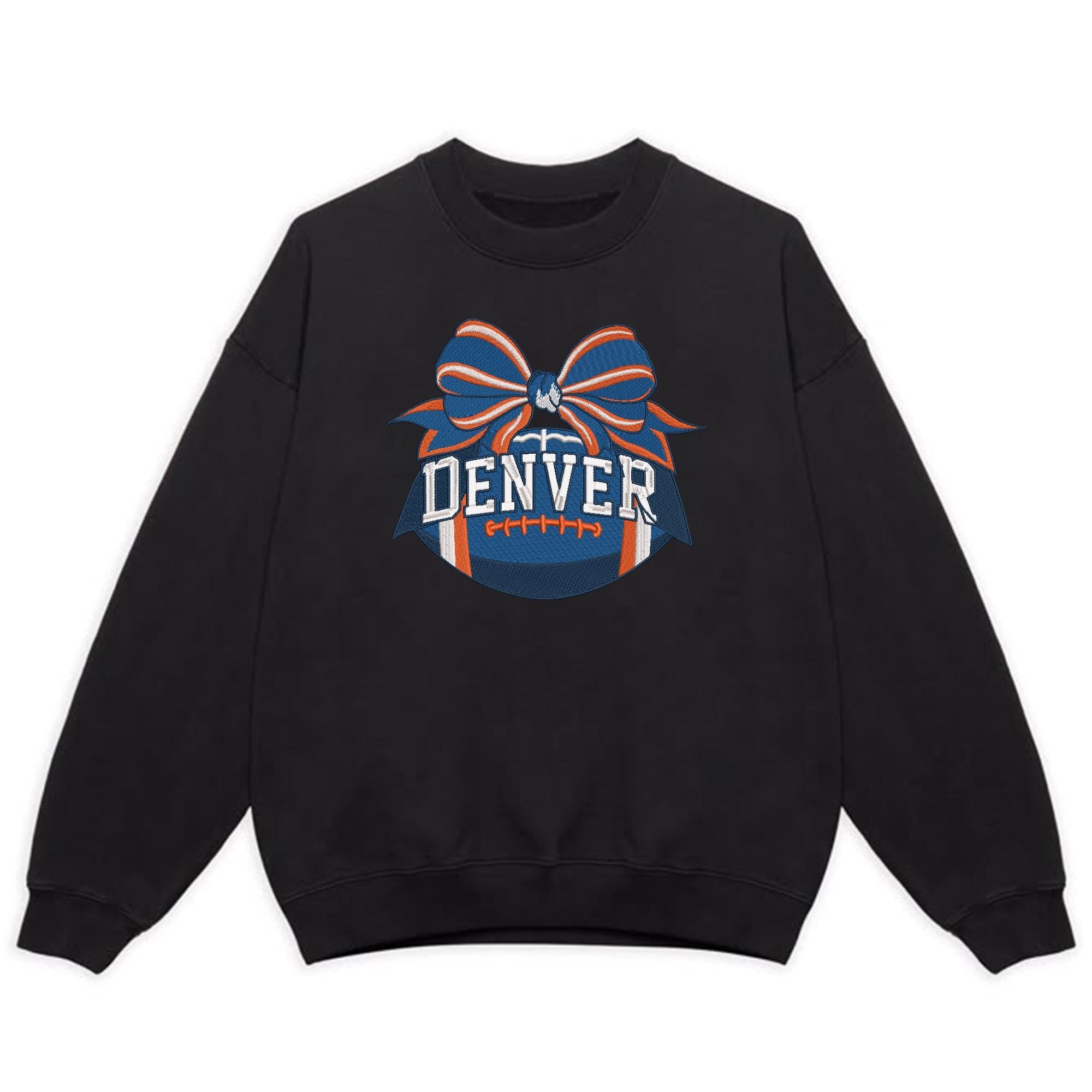 Denver Football Embroidery Design Sports Logo Machine File