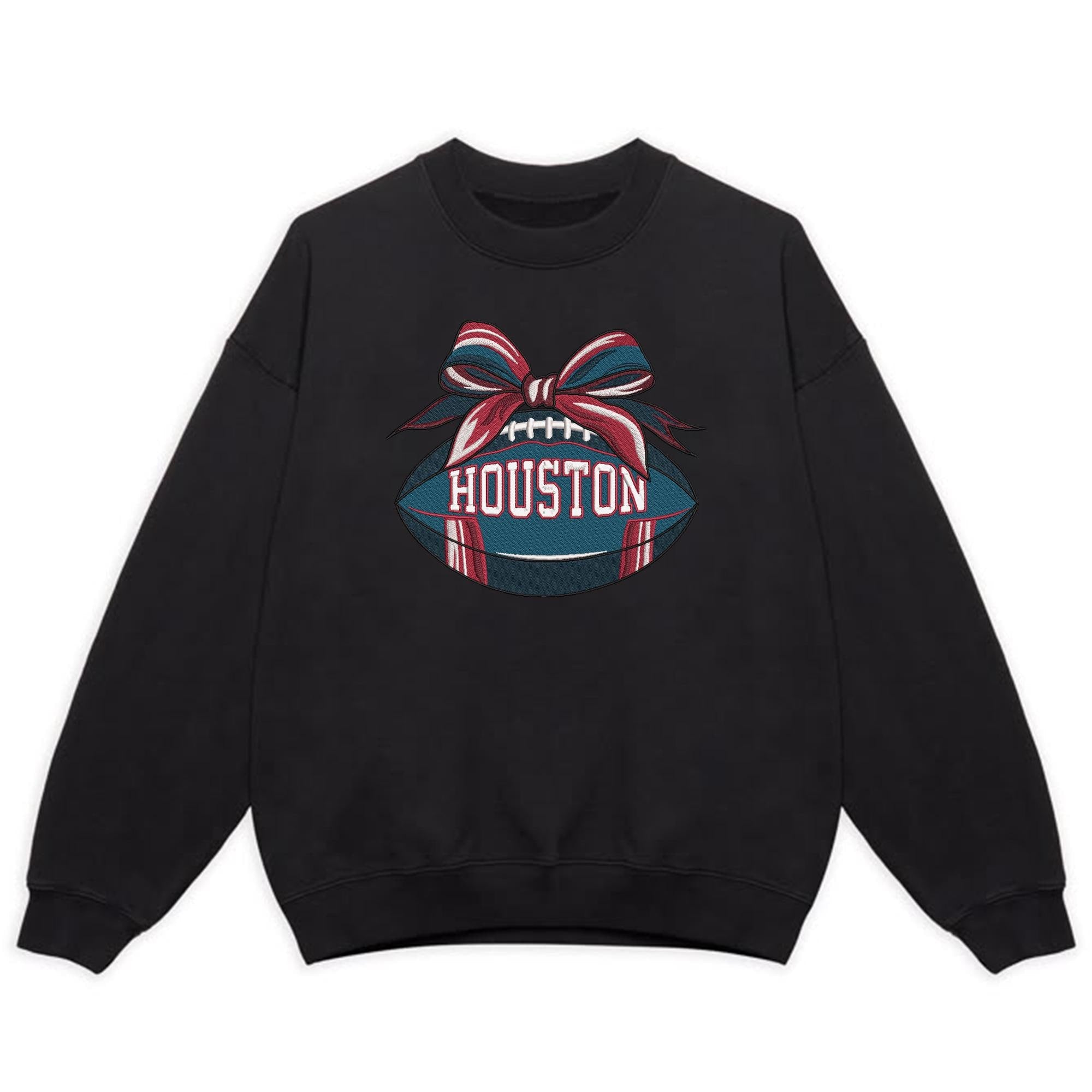 Houston Football Embroidery Design Sports Logo Machine File