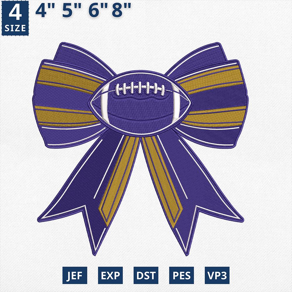Baltimore Football Embroidery Design Machine File Download