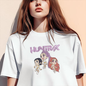 Huntrix Trio Chibi Embroidery Pattern Design