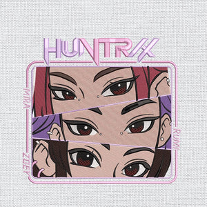 Kpop Demon Hunters Eyes Embroidery Pattern
