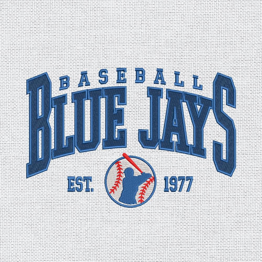 Vintage Toronto Baseball Team Embroidery Design, Retro Sports Team Machine Embroidery File Instant Download, 4 Sizes, Pes Dst Jef Exp Vp3