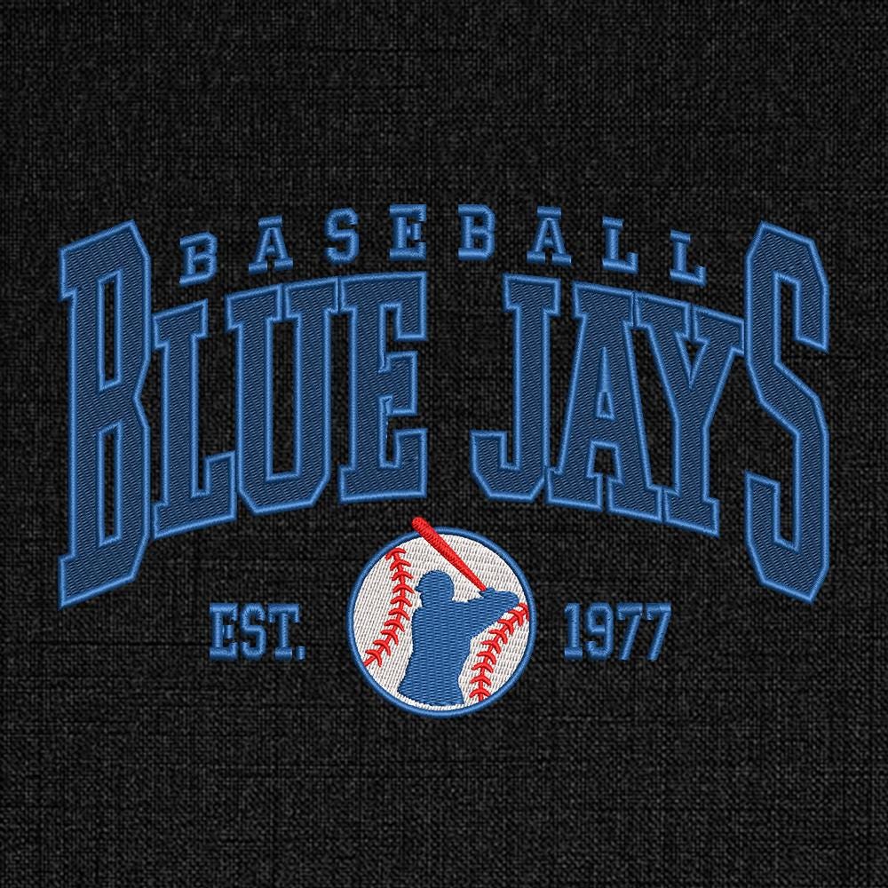Vintage Toronto Baseball Embroidery Design - PES DST JEF EXP VP3 File - ThredViora