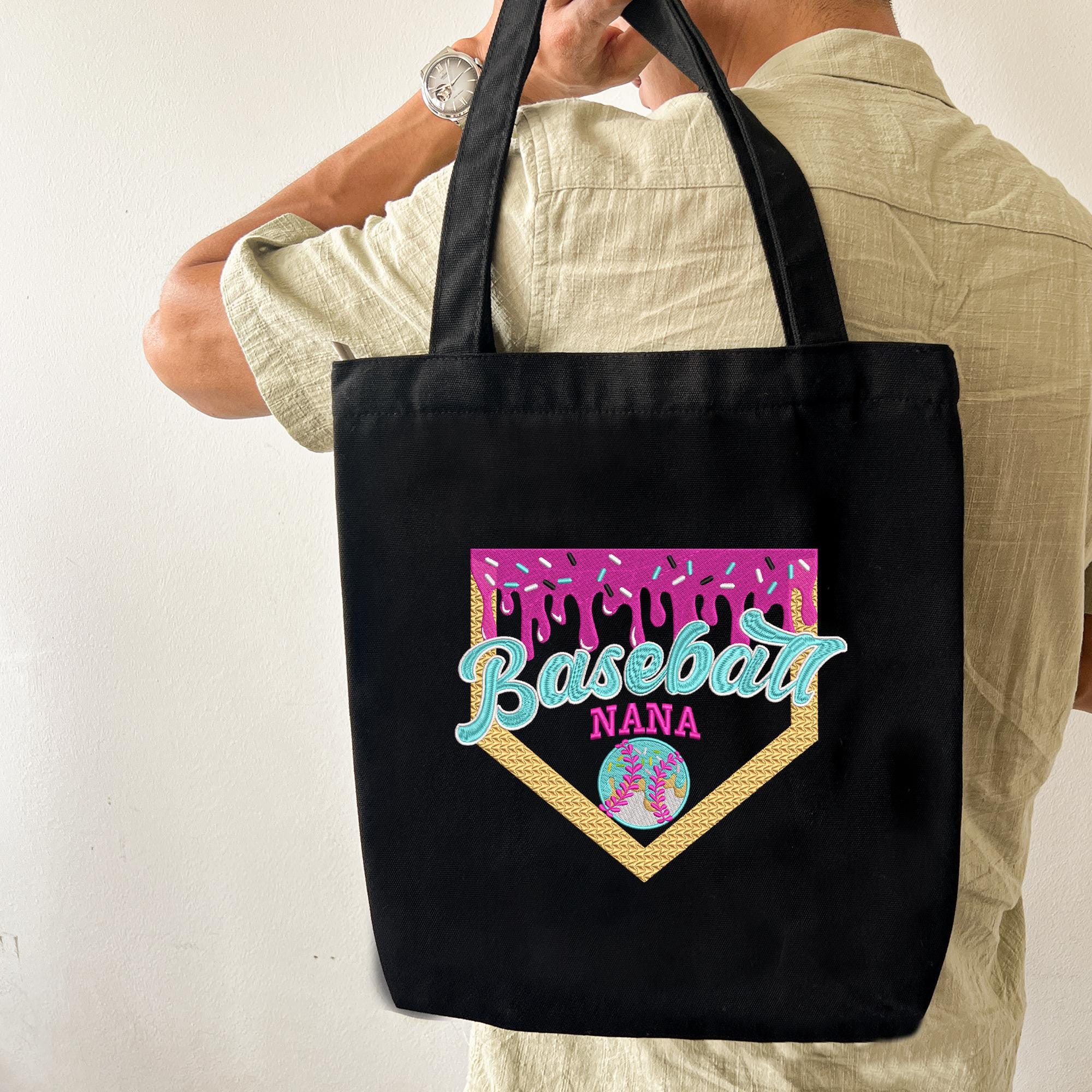 Baseball Nana Embroidery Design Game Day Mom