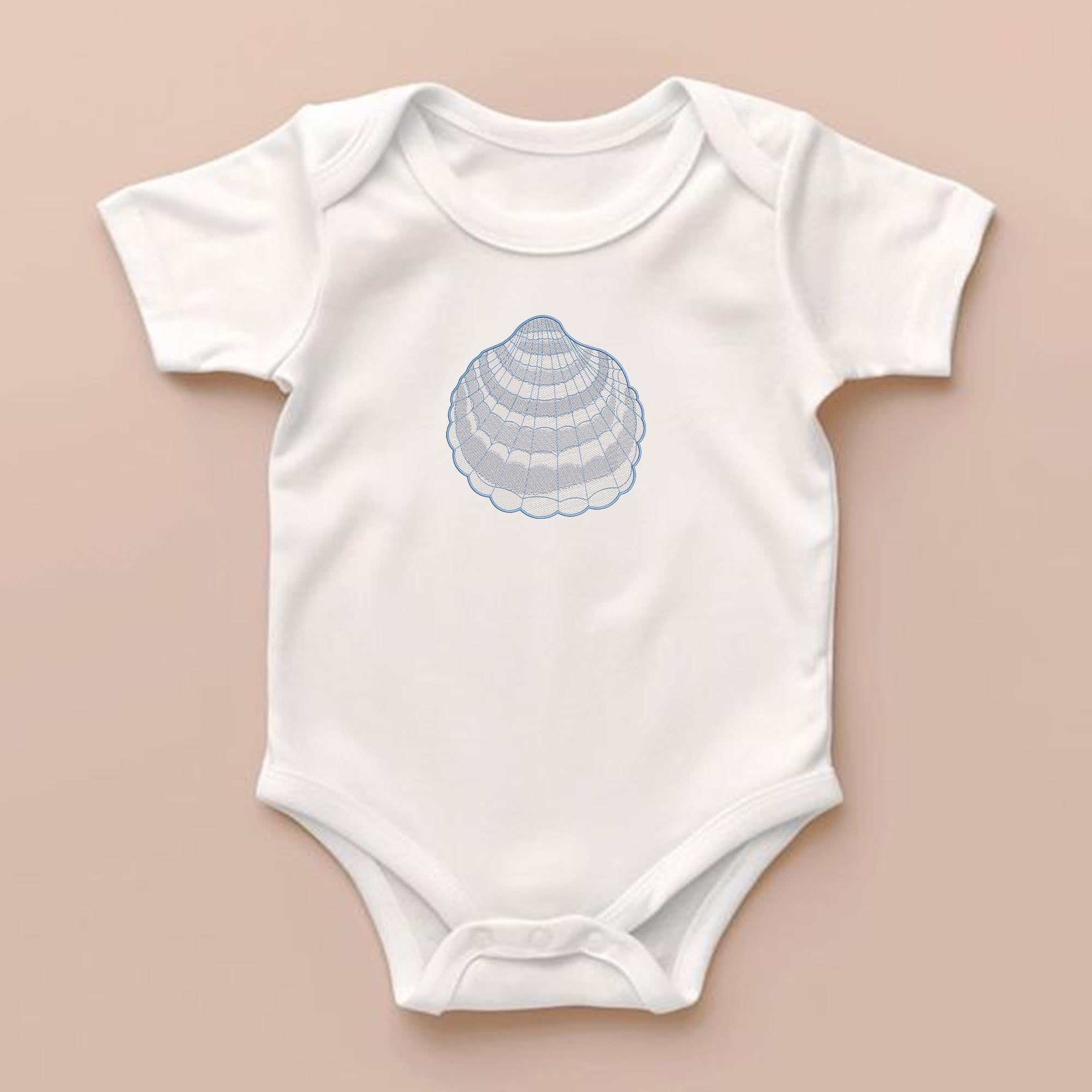 Clams Sea Culture Summer Nautical Ocean Embroidery Design