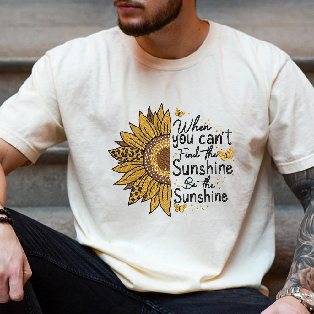 Sunflower Inspirational Embroidery Design PES DST JEF VP3 - ThredViora
