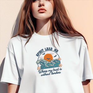 Spirit Lead Me Embroidery Pattern, PES DST JEF, 4 Sizes - ThredViora