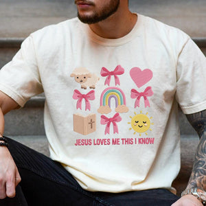 Jesus Loves Me Embroidery Design - PES DST JEF EXP VP3 - ThredViora