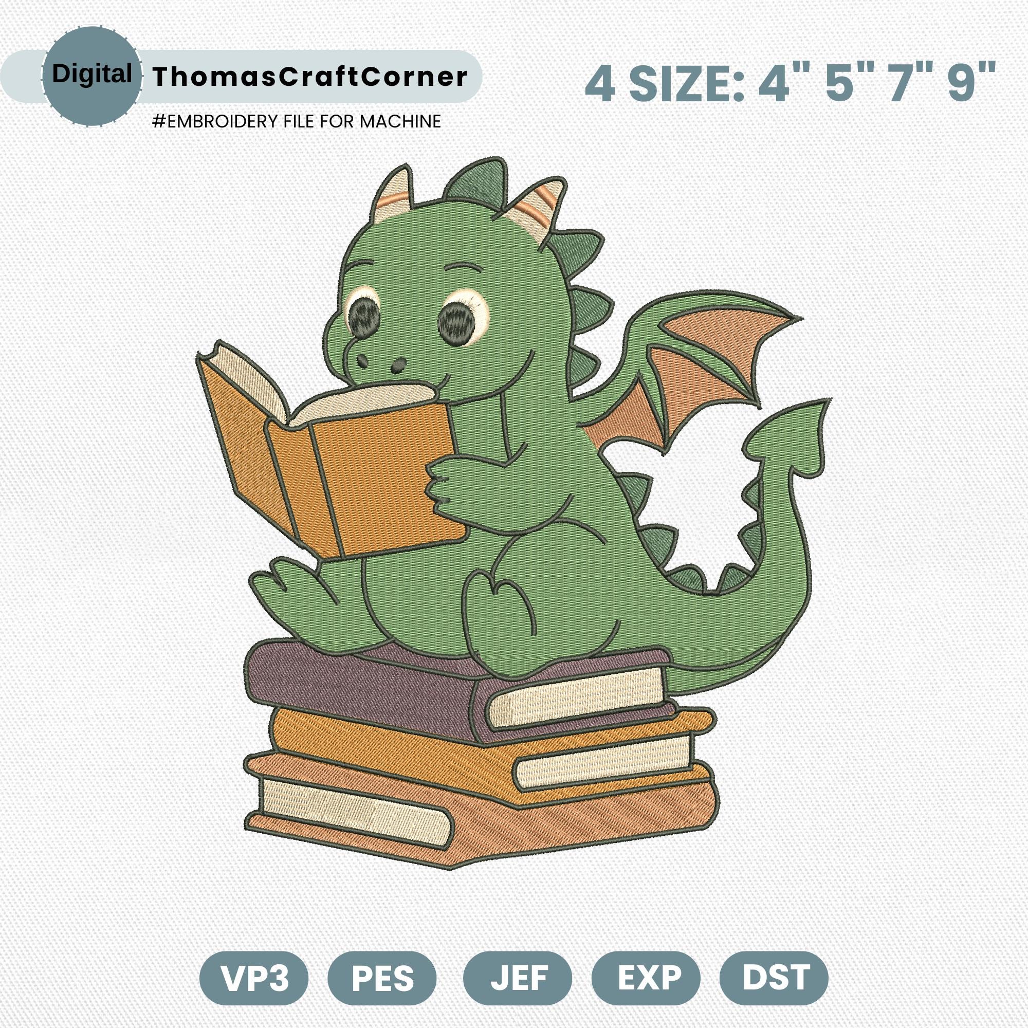 Dragon Embroidery Design Book Machine File