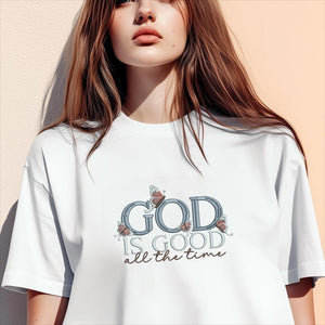 God Is Good Embroidery Design, Bible Verse, PES, DST, JEF - ThredViora